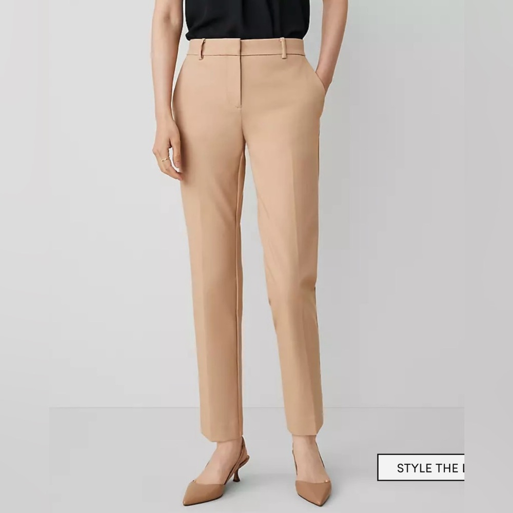 Ann Taylor Eva Ankle Pant in Cappucino Tan Size 4 Petite